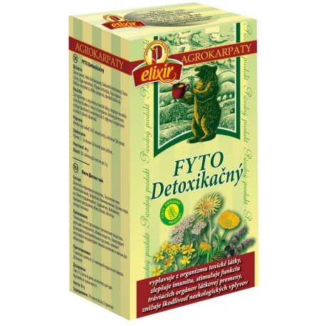 Čaj Fyto detoxikačný 20x2 g Agrokarpaty