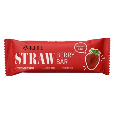 Tyčinka Raw me - Strawberry bar 42g