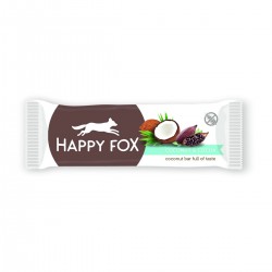 Tyčinka kokosová s kakaom  40g HAPPY FOX