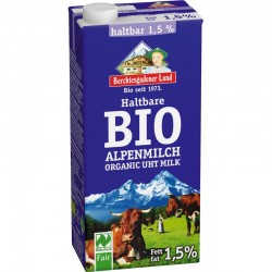 Trvanlivé kravské alpské mlieko polotučné BIO 1l