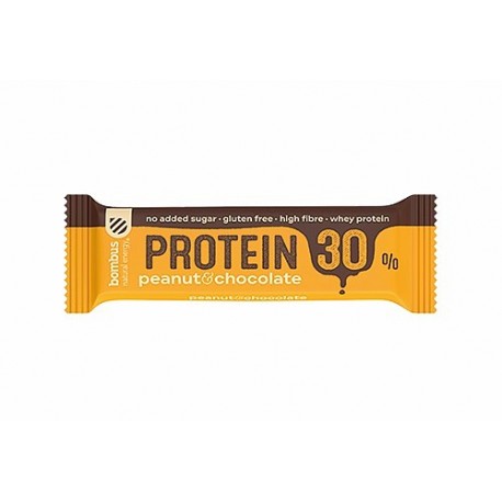 Tyčinka Protein 30%  Peanut&Chocolate  50g Bombus