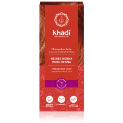 Khadi - rastlinná farba na vlasy ČISTÁ HENNA 100g