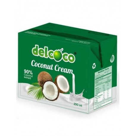 Kokosová smotana 24%  200ml  Delcoco