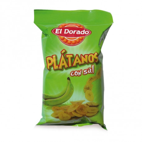 Chipsy - banánové slané  100g Platanos